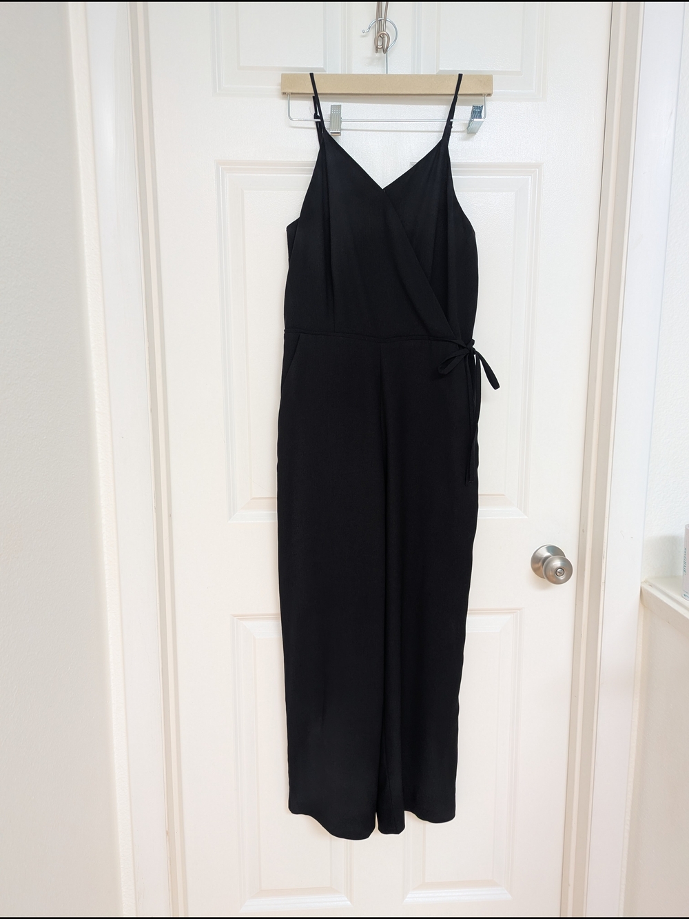 LOFT Spaghetti-Strap Wrap Jumpsuit